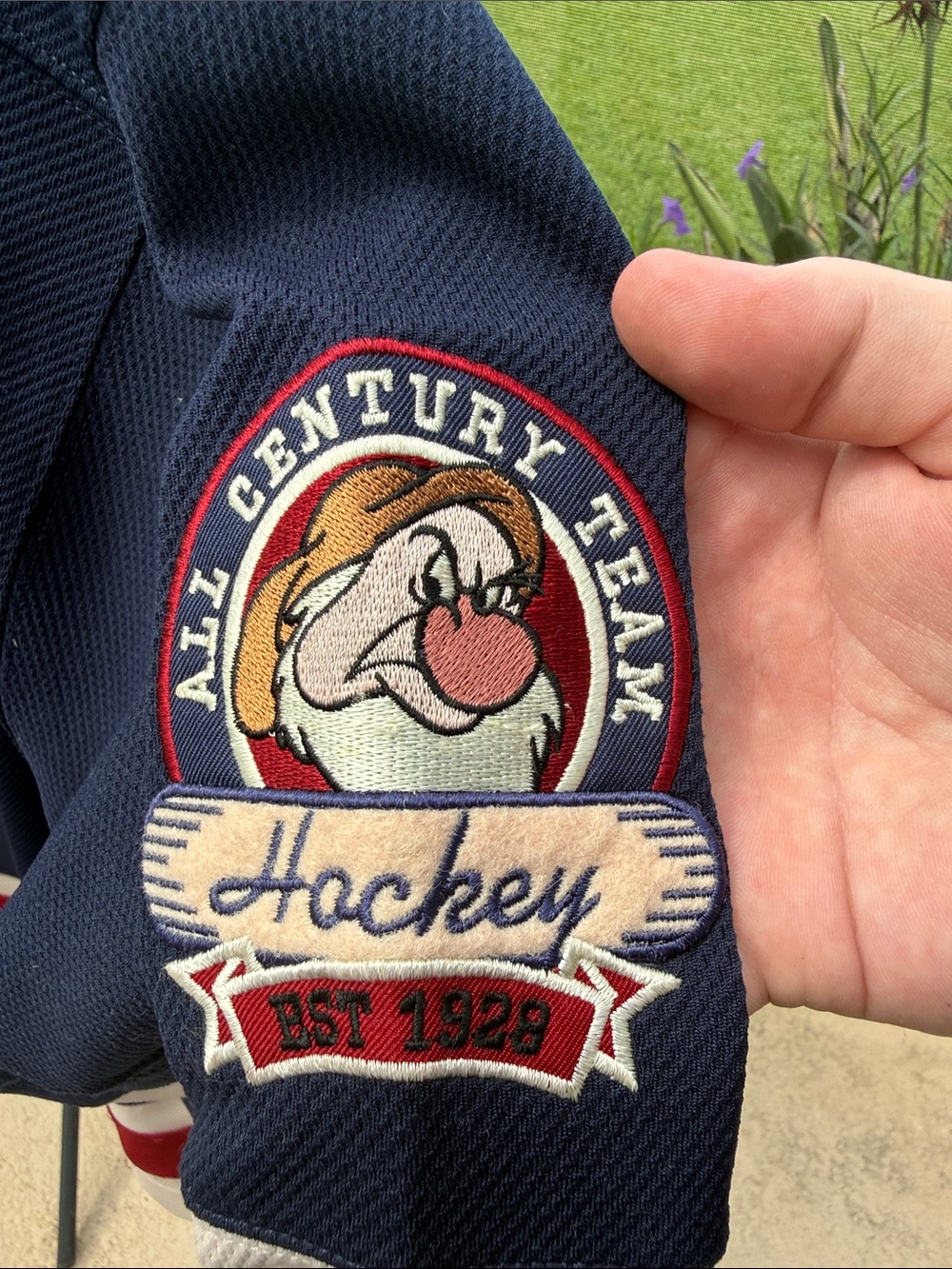 Walt Disney World Grumpy Miners hockey Jersey # 37 - Picture 8 of 9